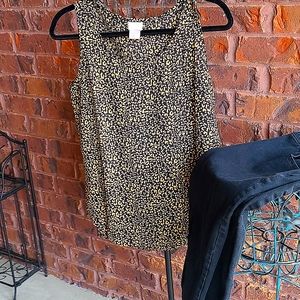 Chico's sleeveless tank sz 1